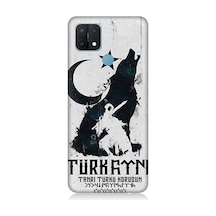 Oppo A15 Uyumlu Tanrı Türkü Korusun Desenli Silikon Kılıf