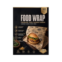Yağ Geçirmez Şamua Servis Kağıdı 35x50 Cm 40 Gr 300 Adet Hamburger, Sandviç, Peynir Sunum Kağıd