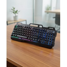 Rgb Aydınlatmalı Klavye Mouse Seti Usb 1-1 Xuczzzpg8018klavye-1-1