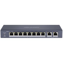 Hikvision Ds-3E0310P-E-M 8 Port 10/100 Mbps 8 Port Poe 60 W Hızlı Ethernet Switch