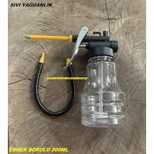 Dmr 300ml Pls Sıvı Yağdanlık İnce Yağ Sıkma Pompası Bükülebilir Esnek Uçlu 25cm