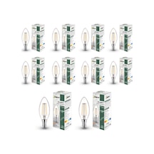 Bcb3 4w E14 Led Ampul Clear Beyaz Işık 400lm 10 Adet
