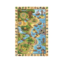 Kartela Halı Safari Kaymaz Taban Çocuk Oyun Halısı - 60 x 90 CM