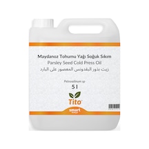 Maydanoz Tohumu Yağı Soğuk Sıkım Petroselinum Sp 5 Litre