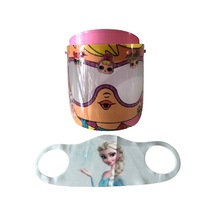 Gürbey Lol Bebek Baskılı Çocuk Siperlik + Elsa Desenli Çocuk Maske