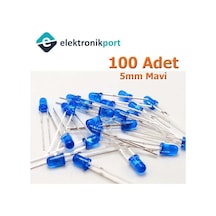 Elektronikport-Led 5Mm Mavi Difused 100 Adet