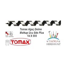 Tomax Sds Plus Ağaç Delme Ahşap Delme Matkap Ucu 14x500