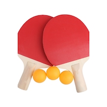 3 Toplu Masa Tenisi Raket Takımı 2 Raket 3 Top Set Masa Tenisi Raket Seti