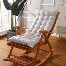 50x120 Cm Pofuduk Sandalye Minderi Sadece Minder Gri