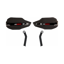 GP Kompozit Bajaj Pulsar N 250 2022-2024 Uyumlu Plastik Elcik Koruma Siyah