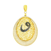 Çerçeveli Altın Kolye Ucu T057746