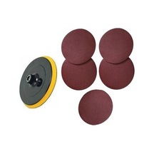 115 Mm Tabanlı 80 Kum Zımpara Seti, 5 Adet Cırt