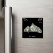 Terbium Terbiyum Elementi Buzdolap Magneti 9x9 Cm
