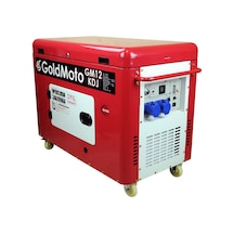 Goldmoto Gm12Kdj Dizel Jeneratör 10 Kva Monofaze Marşlı Kabinli