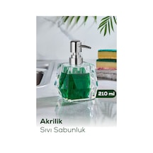 Vienev Akrilik Sıvı Sabunluk 210 Ml Şeffaf 1996 Şeffaf