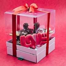 Nin Chocolate Sevgiliye Love Kuş Figürlü Büyük Spesiyal Çikolata Kutu