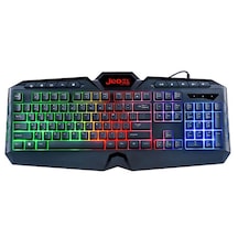 Jedel K504 Multimedia Rgb Kablolu Mekanik Oyuncu Klavye