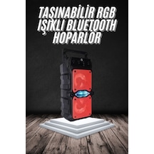 Bluetooth Hoparlör Çift Mikrofonlu Güçlü Ses Kaliteli Kesintisiz Kablosuz - Lisinya