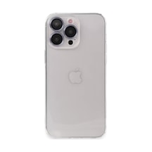 Newface Apple İphone 13 Pro Max Kılıf Luko Lens Silikon - Sierra Blue Şeffaf