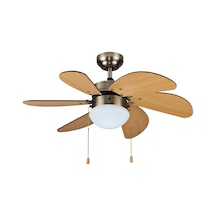 Kaşkar L36009/2 Aydınlatmalı Antik Tavan Vantilatörü