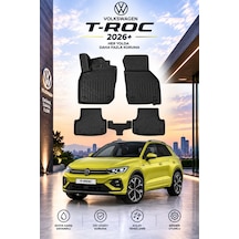 Volkswagen T-roc 2025+ Aracınıza Özel Üretim Havuzlu Paspas Takımı A+ -mod-