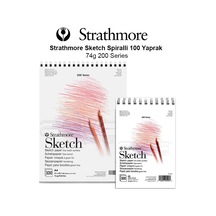 Strathmore Sketch Spiralli 100 Yaprak 74g 200 Series