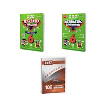 2027 Av 6. Sınıf İngilizce Legend Of English Seri Test Book + Matematik Soru + Anla Kazan Paragraf Deneme 3'lü Set