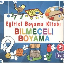 Eğitici Boyama Kitabı - Bilmeceli Boyama- Parıltı Yayınları