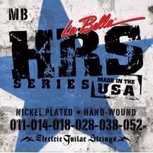 La Bella Hrs-Mb Nickel Rounds Medium Blues Takım Tel Elektro Gita