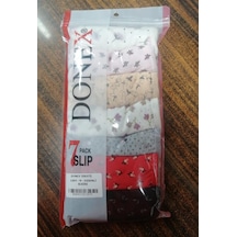 7 Adet Donex Kadın Desenli Bikini Slip Külot 1369 001