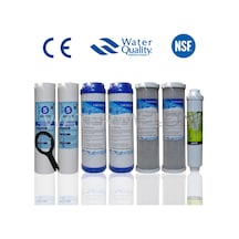 Açık Kasa Su Arıtma Cihazı Filtre Çift Karbonlu Yıllık Filtre Set