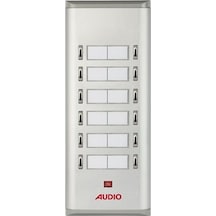 Audio 004851 E12 Yan Sıra Çift Butonlu Zil Paneli (Basic) Kısa Pa