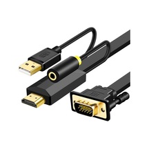 Sones 5m Jh Hv10 1080p Hdmı - Vga Kablosu Projektör Tv Kutusu Bilgisayar Dizüstü Bilgisayar Endüstriyel Ekran Adaptör Kablosu