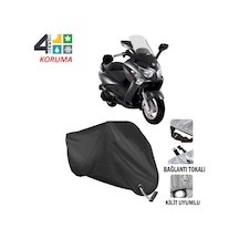 Sym Gts 250I Evo Motosiklet Brandası ( Kilit Uyumlu - Siyah