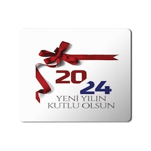 2024 Yeni Yılın Kutlu Olsun Kurdale Bağlama Mousepad Mouse Pad