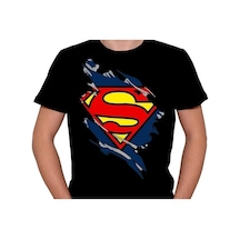 Superman Süpermen Çelik Adam Kahraman Tişört Unisex T-shirt 001