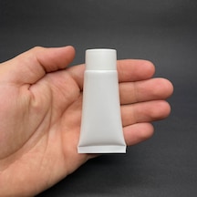 Beyaz Boş Krem Tüpü 20ml , Vidalı Kapaklı Merhem Tüpü , Beyaz Lipgloss Tüp 20 Ml X 3 Adet