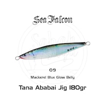 Sea Falcon Ababai Jig 180Gr 09 Mackerel Blue Glow Belly