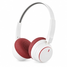 Prozone Bluetooth Kulaklık - Stereo Ses Beyaz/bordo