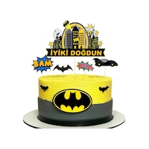 Batman Temalı Pasta Süsü Kürdan 5 Li