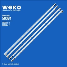 Sony Kdl-55w905a 55'' İnç 4 Adet Tv Led Bar Tvnizin İçindeki Led Barla Aynısı Olduğunu Görmeden Almayınız. Led Bar Ürünlerinde Paket Açıldığında İade Kabul Edilmemektedir.