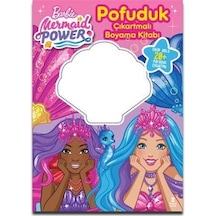 Barbie Medmaid Power - Pofuduk Çıkartmalı Boyama Kitabı