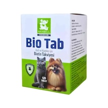 Nanbell Bio Tab Kedi Ve Köpekler İçin Biotin Takviyesi 120 Tablet Tüy Dökülmesini Azaltır, Parlaklık Kazandırır