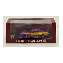 Street Weapon Skyline Gtr Lbwk Er34 23 Electroplated Purple 1/64