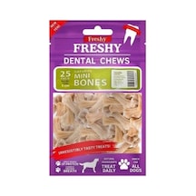 Dental Natürel Pres Köpek Kemirme Kemiği - 5 Santim - 25'li Paket - 250 Gram