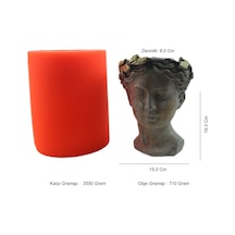 Beton Saksı Silikon Kalıp - 154