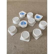 Kilitli Beyaz Plastik Kapak 29,5Mm 10 Adet