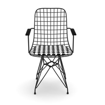 Knsz kafes tel sandalyesi 1 li mazlum syhkono kolçaklı ofis cafe bahçe mutfak