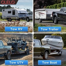 Xuweiwei Clelo Heavy Duty 7 Way Rv Standard Trailer Plug 8ft Pvc Kablo Rvs Çim Biçme Makineleri Römorklar