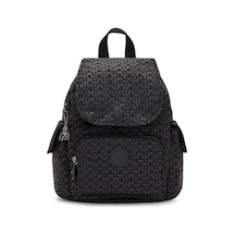 Kipling Kıplıng City Pack Mini Küçük Boy Sırt Çantası Siyah Sıgnature Emb Siyah